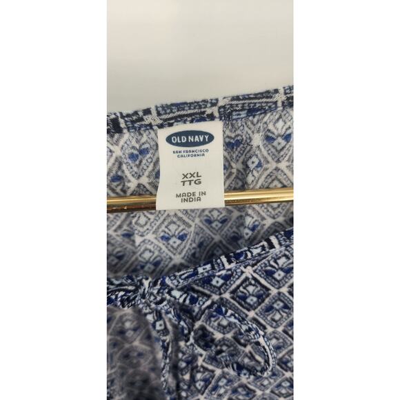 New NWT Old Navy Cotton Long Sleeve Midi Dress Comfy Flowy Blue XXL - Picture 7 of 8